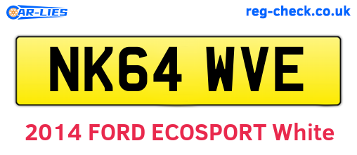 NK64WVE are the vehicle registration plates.