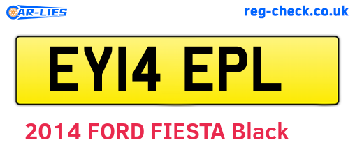 EY14EPL are the vehicle registration plates.