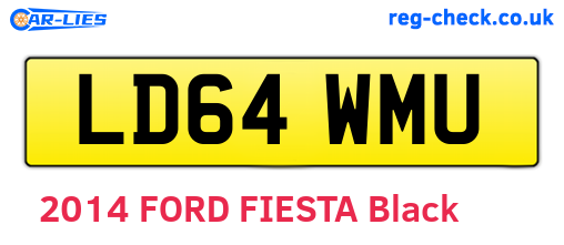LD64WMU are the vehicle registration plates.