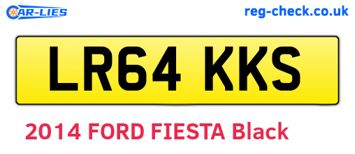 LR64KKS are the vehicle registration plates.