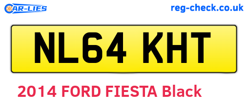 NL64KHT are the vehicle registration plates.