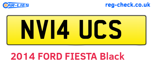 NV14UCS are the vehicle registration plates.