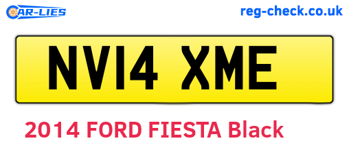 NV14XME are the vehicle registration plates.