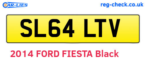 SL64LTV are the vehicle registration plates.