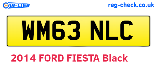 WM63NLC are the vehicle registration plates.