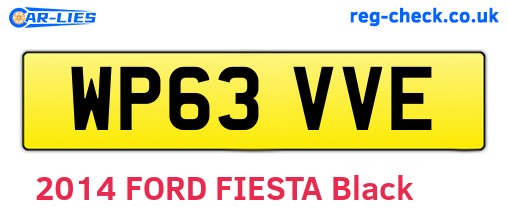 WP63VVE are the vehicle registration plates.
