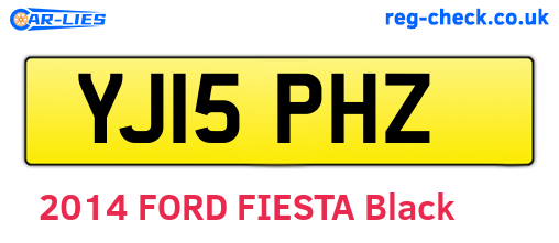 YJ15PHZ are the vehicle registration plates.