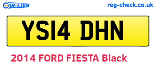 YS14DHN are the vehicle registration plates.