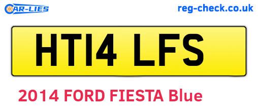 HT14LFS are the vehicle registration plates.