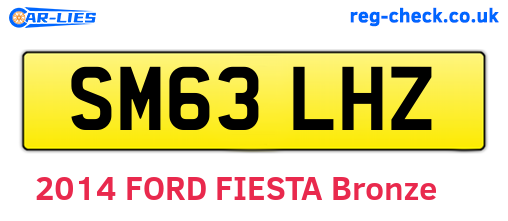 SM63LHZ are the vehicle registration plates.