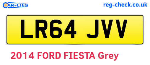 LR64JVV are the vehicle registration plates.