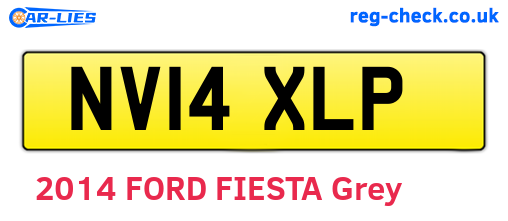 NV14XLP are the vehicle registration plates.