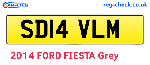 SD14VLM are the vehicle registration plates.