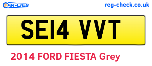 SE14VVT are the vehicle registration plates.