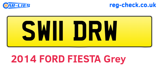 SW11DRW are the vehicle registration plates.