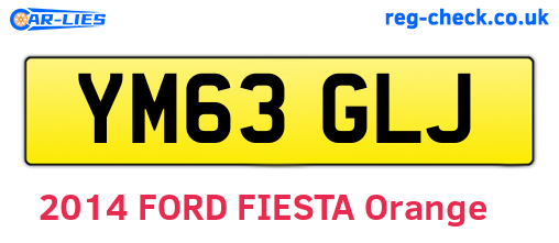 YM63GLJ are the vehicle registration plates.