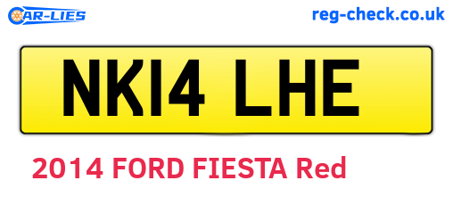 NK14LHE are the vehicle registration plates.