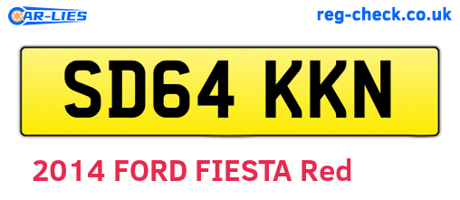SD64KKN are the vehicle registration plates.
