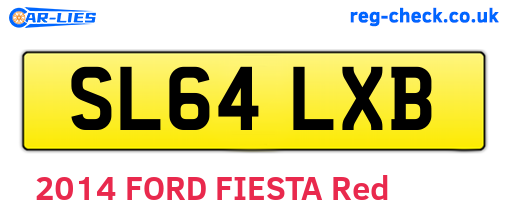 SL64LXB are the vehicle registration plates.