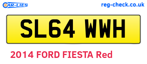 SL64WWH are the vehicle registration plates.