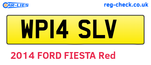 WP14SLV are the vehicle registration plates.