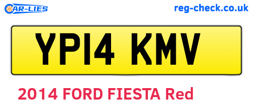 YP14KMV are the vehicle registration plates.