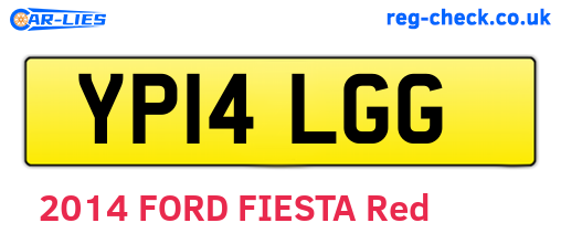 YP14LGG are the vehicle registration plates.