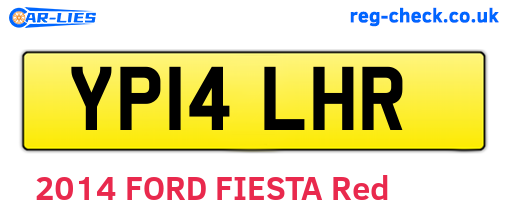 YP14LHR are the vehicle registration plates.