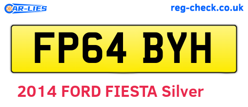 FP64BYH are the vehicle registration plates.