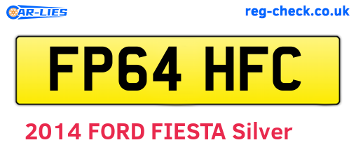 FP64HFC are the vehicle registration plates.