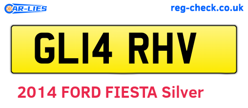 GL14RHV are the vehicle registration plates.