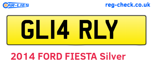 GL14RLY are the vehicle registration plates.