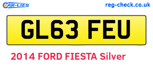 GL63FEU are the vehicle registration plates.
