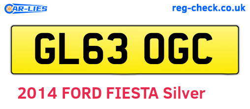 GL63OGC are the vehicle registration plates.