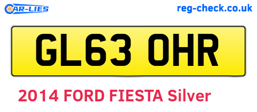 GL63OHR are the vehicle registration plates.