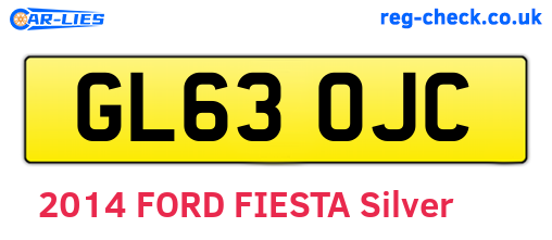 GL63OJC are the vehicle registration plates.