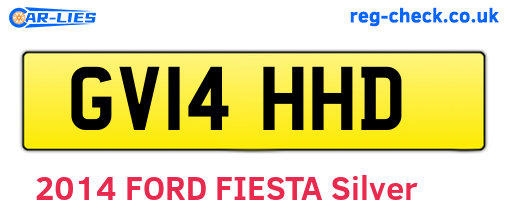 GV14HHD are the vehicle registration plates.