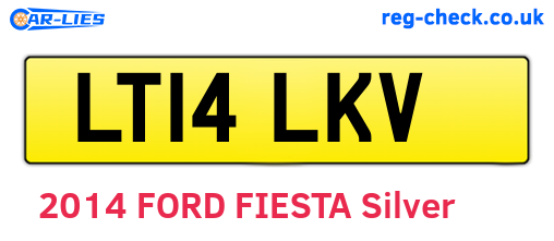 LT14LKV are the vehicle registration plates.
