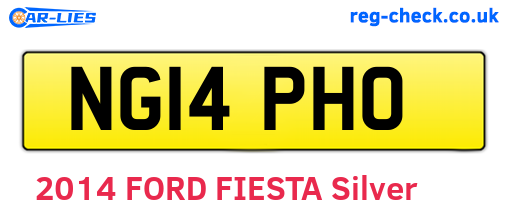 NG14PHO are the vehicle registration plates.