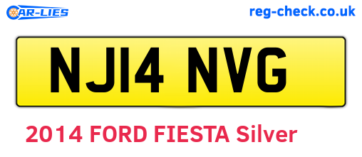NJ14NVG are the vehicle registration plates.