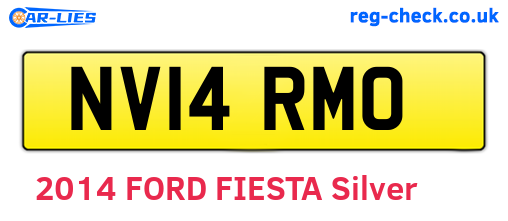 NV14RMO are the vehicle registration plates.