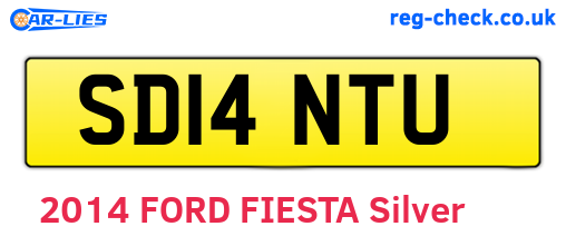 SD14NTU are the vehicle registration plates.
