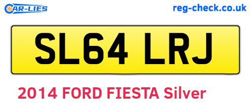 SL64LRJ are the vehicle registration plates.