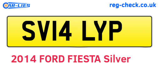 SV14LYP are the vehicle registration plates.