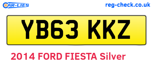 YB63KKZ are the vehicle registration plates.