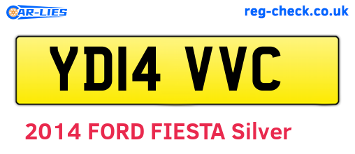 YD14VVC are the vehicle registration plates.