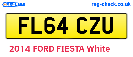 FL64CZU are the vehicle registration plates.