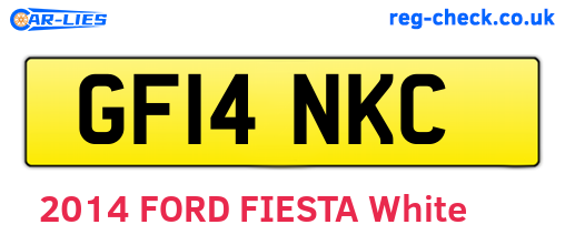 GF14NKC are the vehicle registration plates.