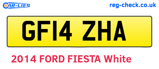 GF14ZHA are the vehicle registration plates.