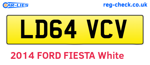 LD64VCV are the vehicle registration plates.